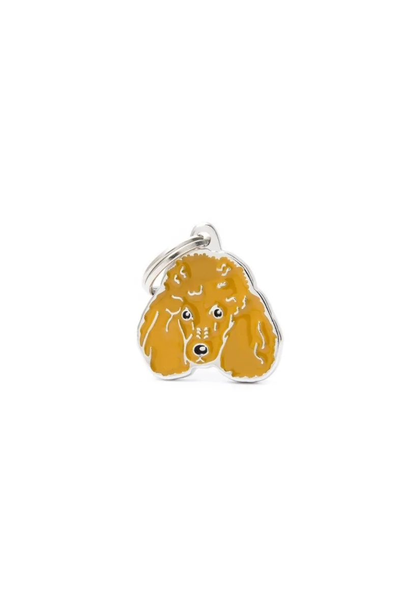 Chapas Perro  MF20Norange Caniche Naranja