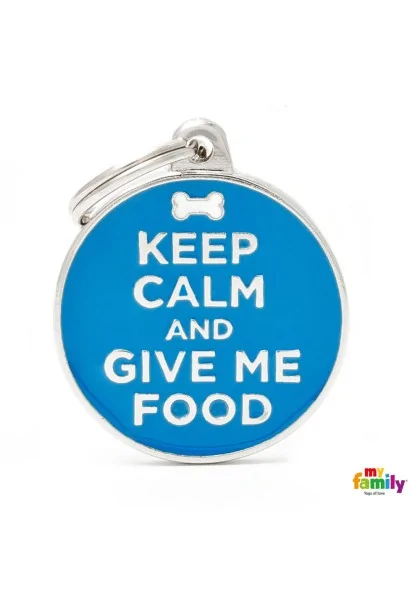 Chapas Perro  CH17KEEPFOOD Keep Calm/Food