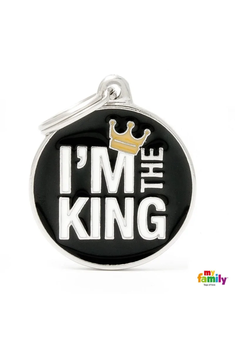 Chapas Gato,Perro  CH17KING I Am The King