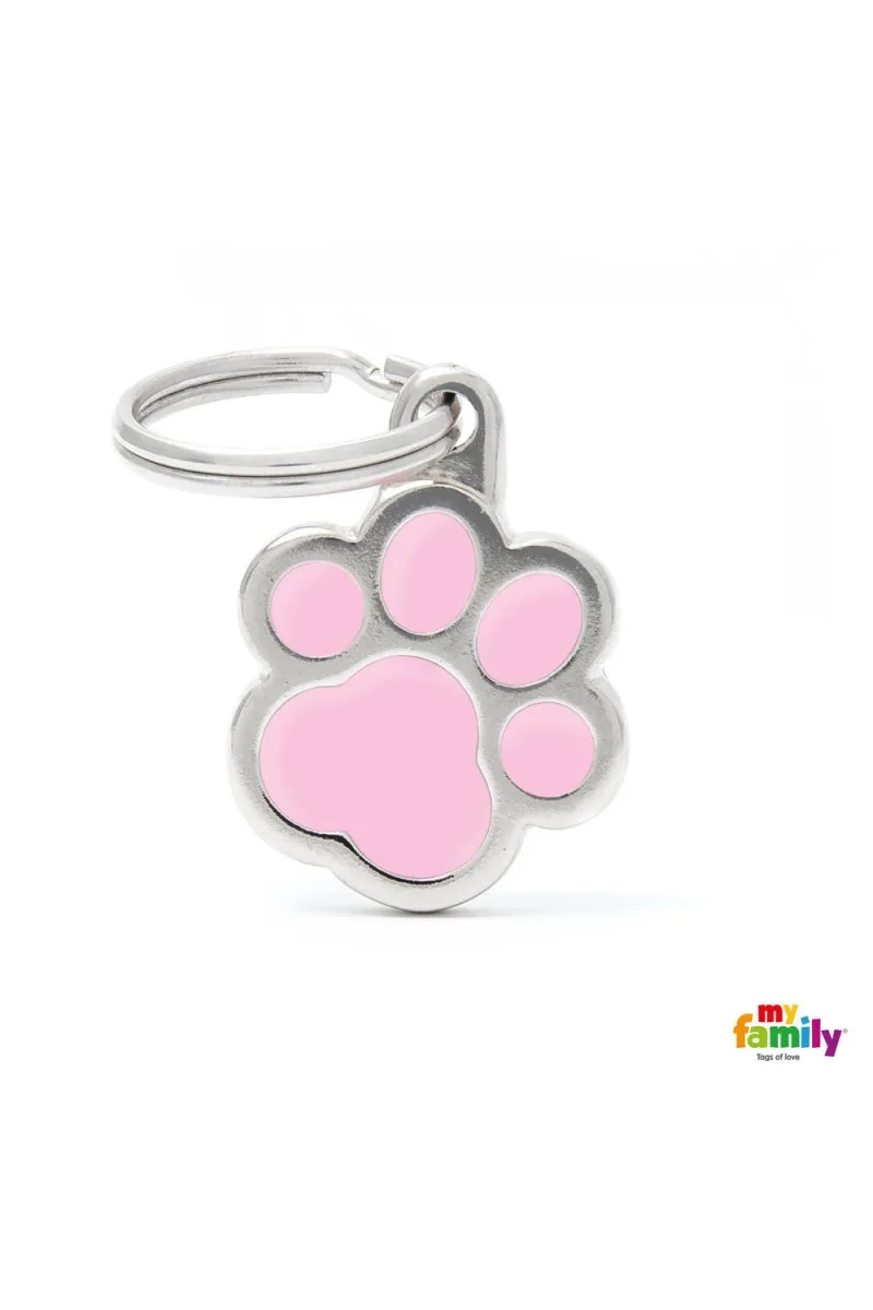 Chapas Gato,Perro  MF41PINK Huella Gato RS