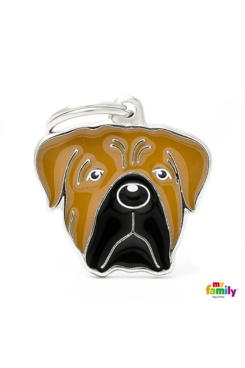 Chapas Perro  MF47BROWN Corso MR