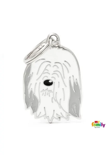 Chapas Perro  MF96 Bearded Collie