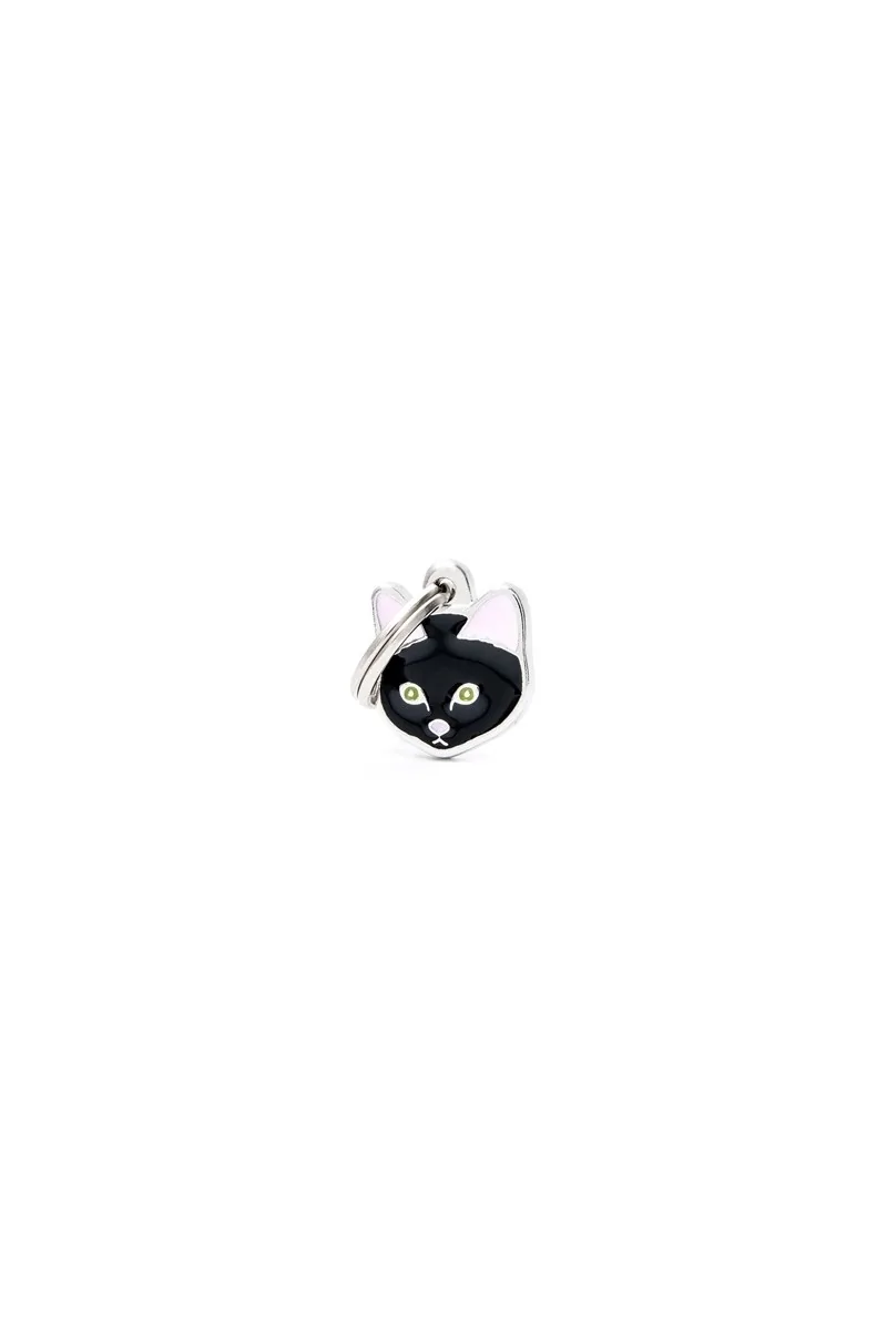 Chapas Gato  Mf36Nblack Gato Europeo Pelo Corto Negro