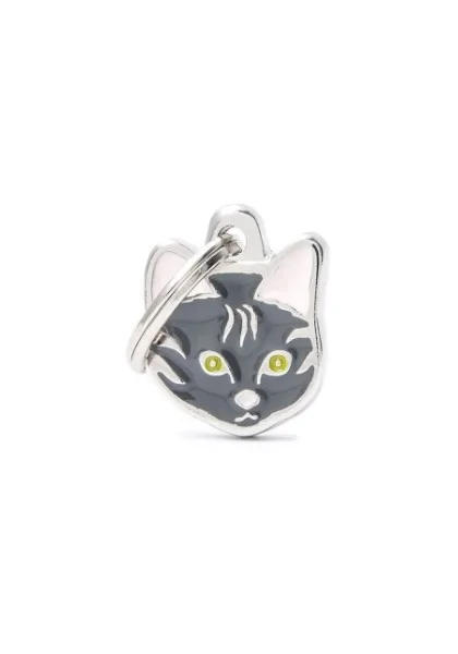 Chapas Gato  Mf37N Gato Europeo Pelo Corto Gris