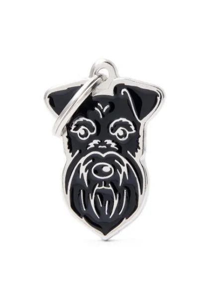 Chapas Perro  MF27NLACK Schnauzer Negro