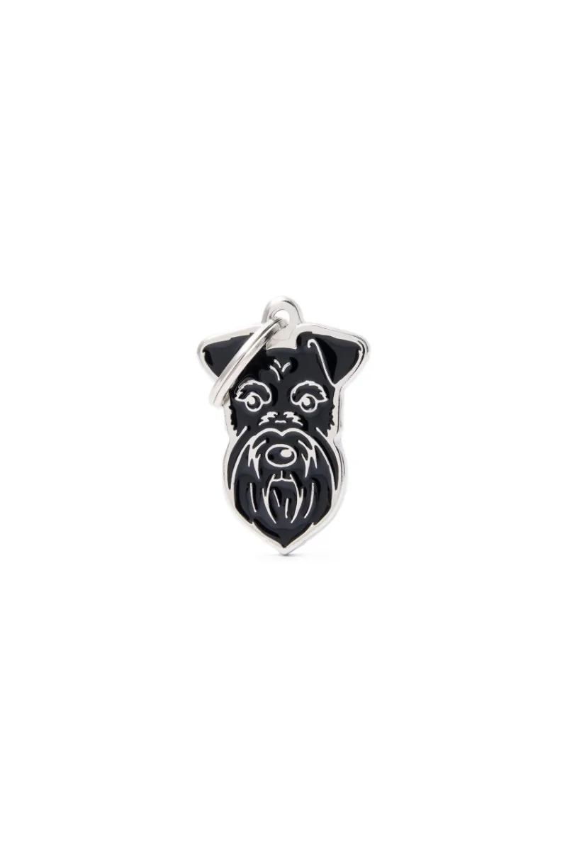 Chapas Perro  MF27NLACK Schnauzer Negro