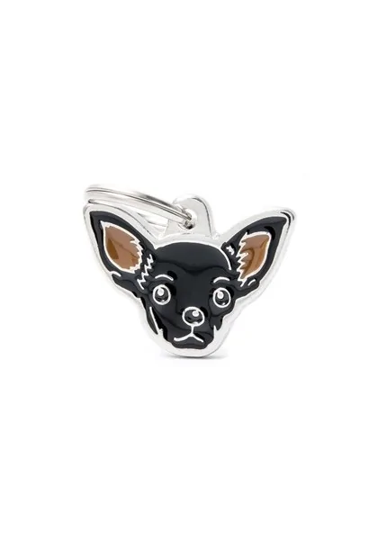 Chapas Perro  Mf23Nblack Chihuahua Negro