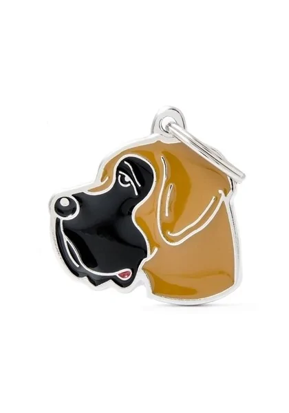 Chapas Perro  Mf01Nbrown Gran Danés Marrón