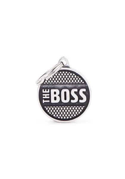 Chapas Perro  CE01CROM Circulo Bronx Med Boss