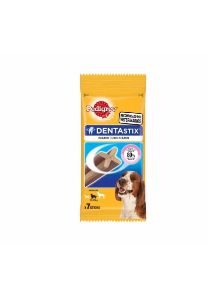 Suplemento Dental Perro  Pedigree Dentastix Razas Medianas 180gr 7 pz