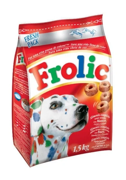 Comida Seca Perro Adulto Frolic Adulto Buey 1,5kg