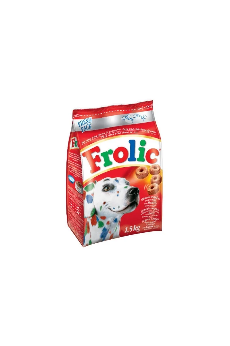 Comida Seca Perro Adulto Frolic Adulto Buey 1,5kg