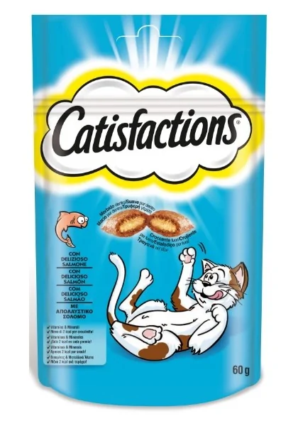 Premio Gato  Catisfactions Salmón 60gr