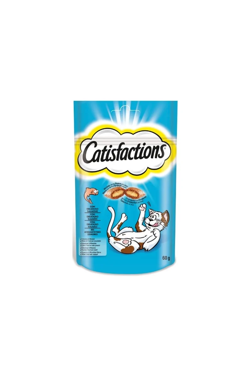 Premio Gato  Catisfactions Salmón 60gr