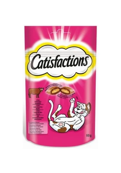 Premio Gato  Catisfactions Buey 60gr