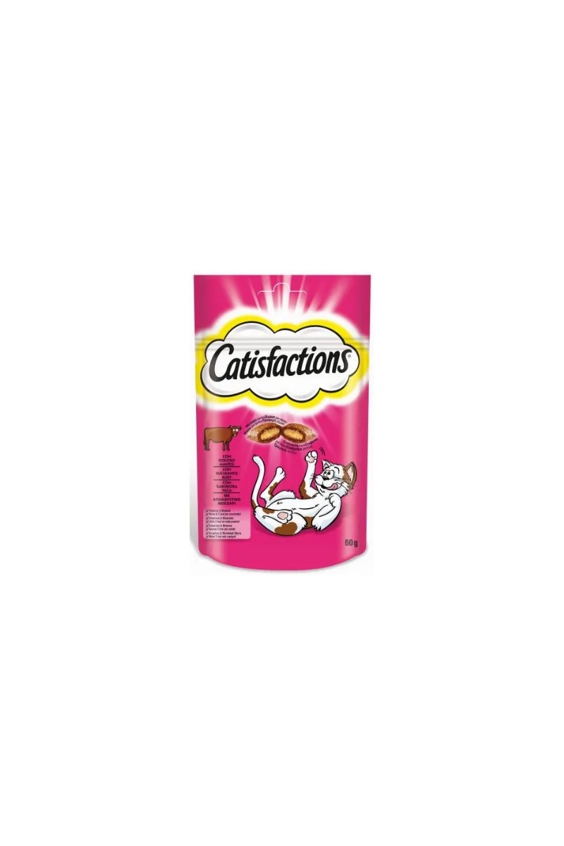 Premio Gato  Catisfactions Buey 60gr