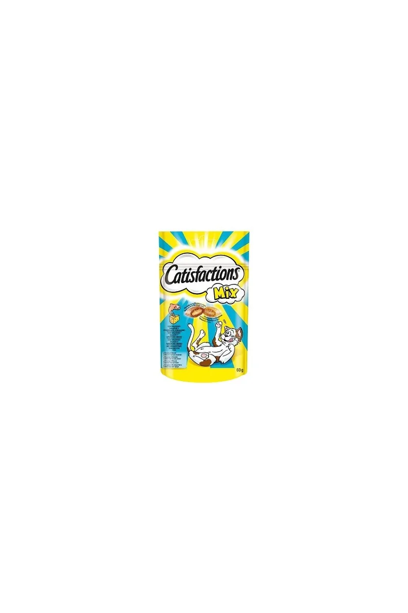 Premio Gato  Catisfactions Mix Queso&Salmon 60gr