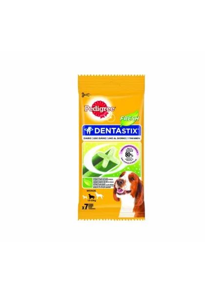 Suplemento Dental Perro  Pedigree Dentastix Fresh Mediano 180gr 7 Barritas