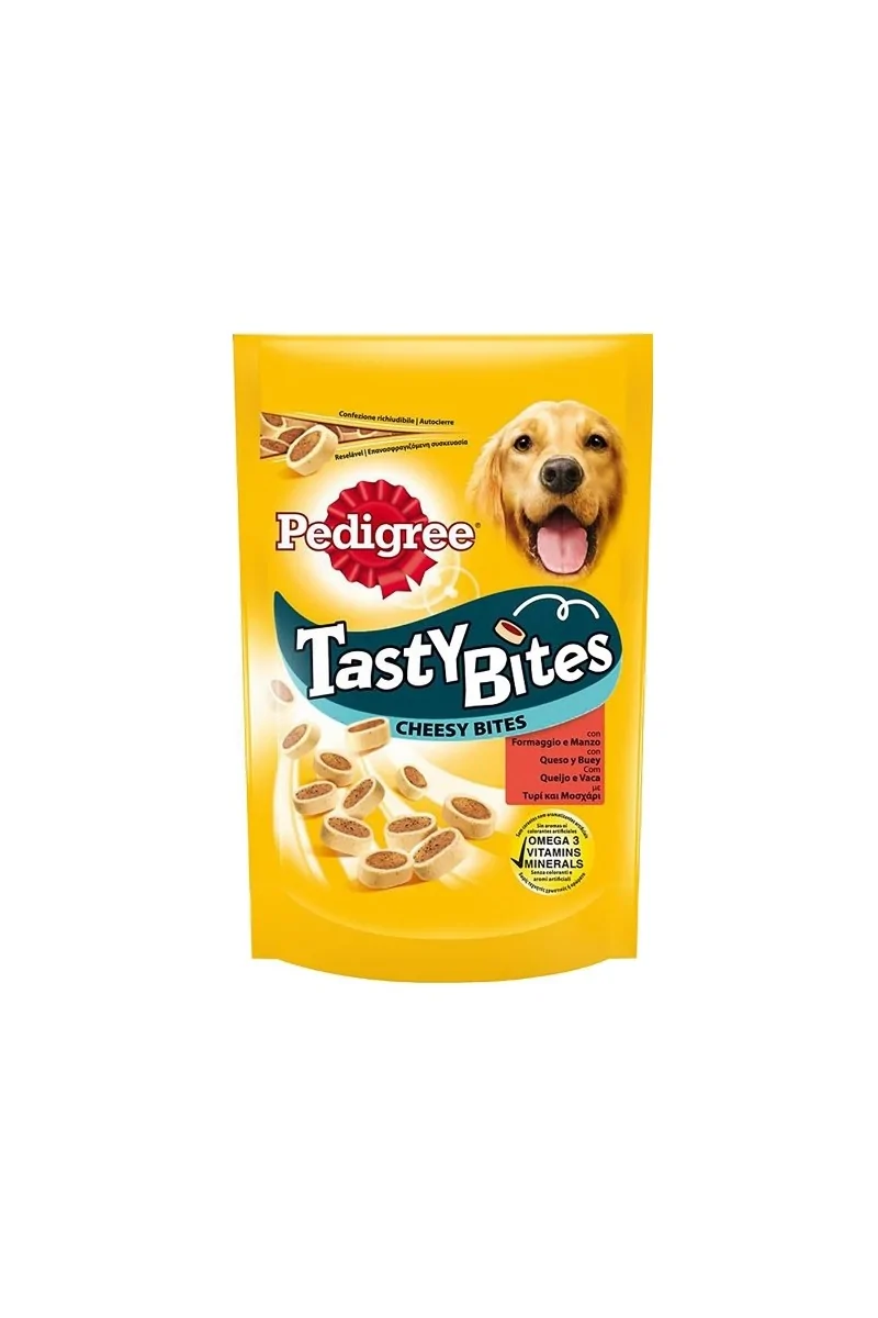 Suplemento Premio Perro  Pedigree Tasty Bites Cheesy Bites 140gr