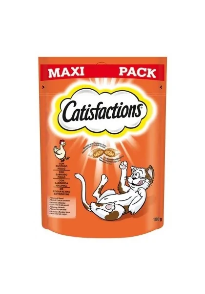 Premio Gato  Catisfactions Megapack Pollo 180gr