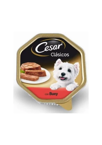 Comida Húmeda Perro Adulto Cesar Clasicos Buey 150Gr