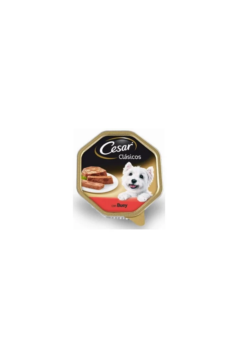 Comida Húmeda Perro Adulto Cesar Clasicos Buey 150Gr