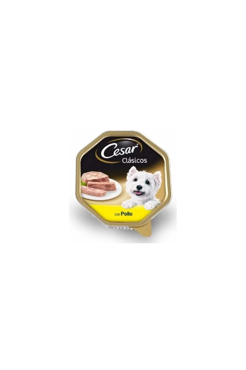 Comida Húmeda Perro Adulto Cesar Clasicos Pollo 150Gr