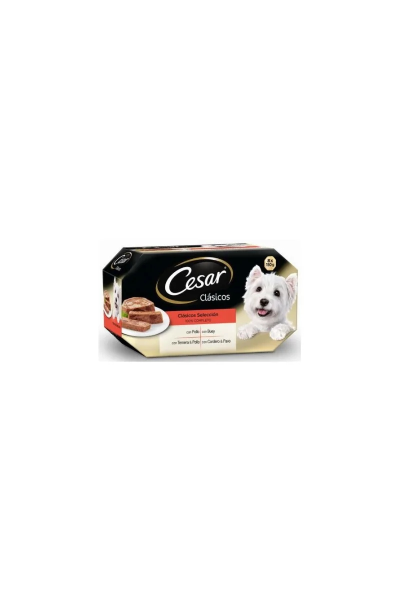 Comida Húmeda Perro Adulto Cesar Multipack 8 Clasicos 8*150