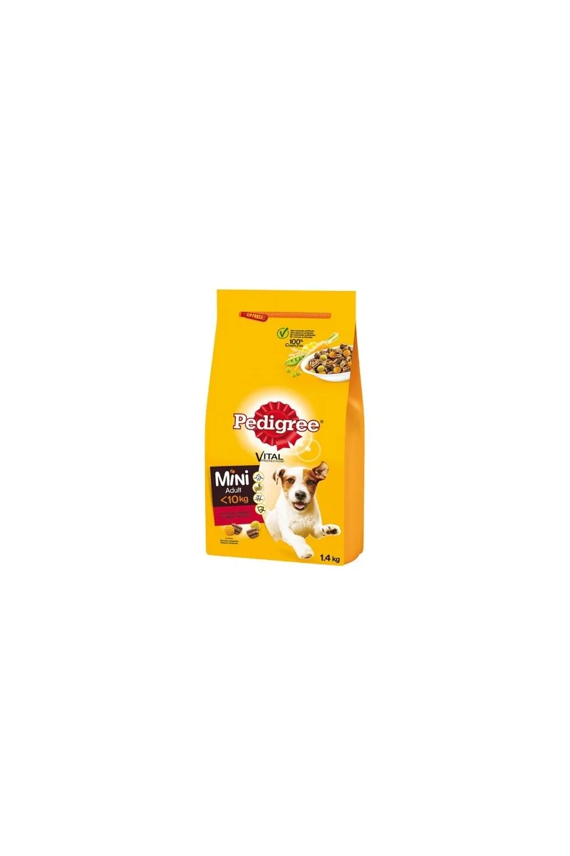 Comida Seca Perro Adulto Pedigree Mini Adult Buey Y Verduras 1,4Kg