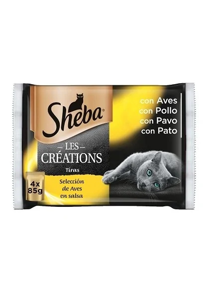 Comida Húmeda Gato  Sheba Craft Collection Pollo 4*85gr