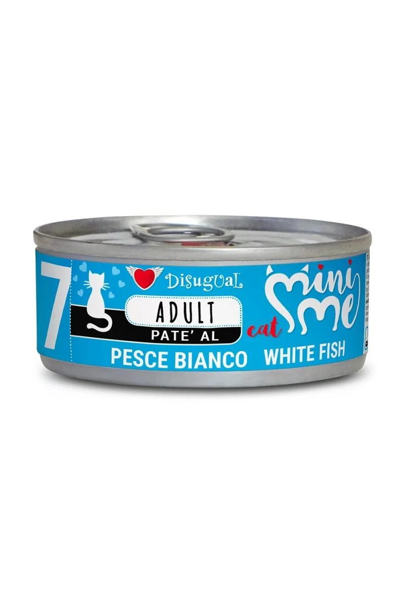 Comida Húmeda Gato Adulto Mini-Me Cat Wet Pescado Blanco 85gr