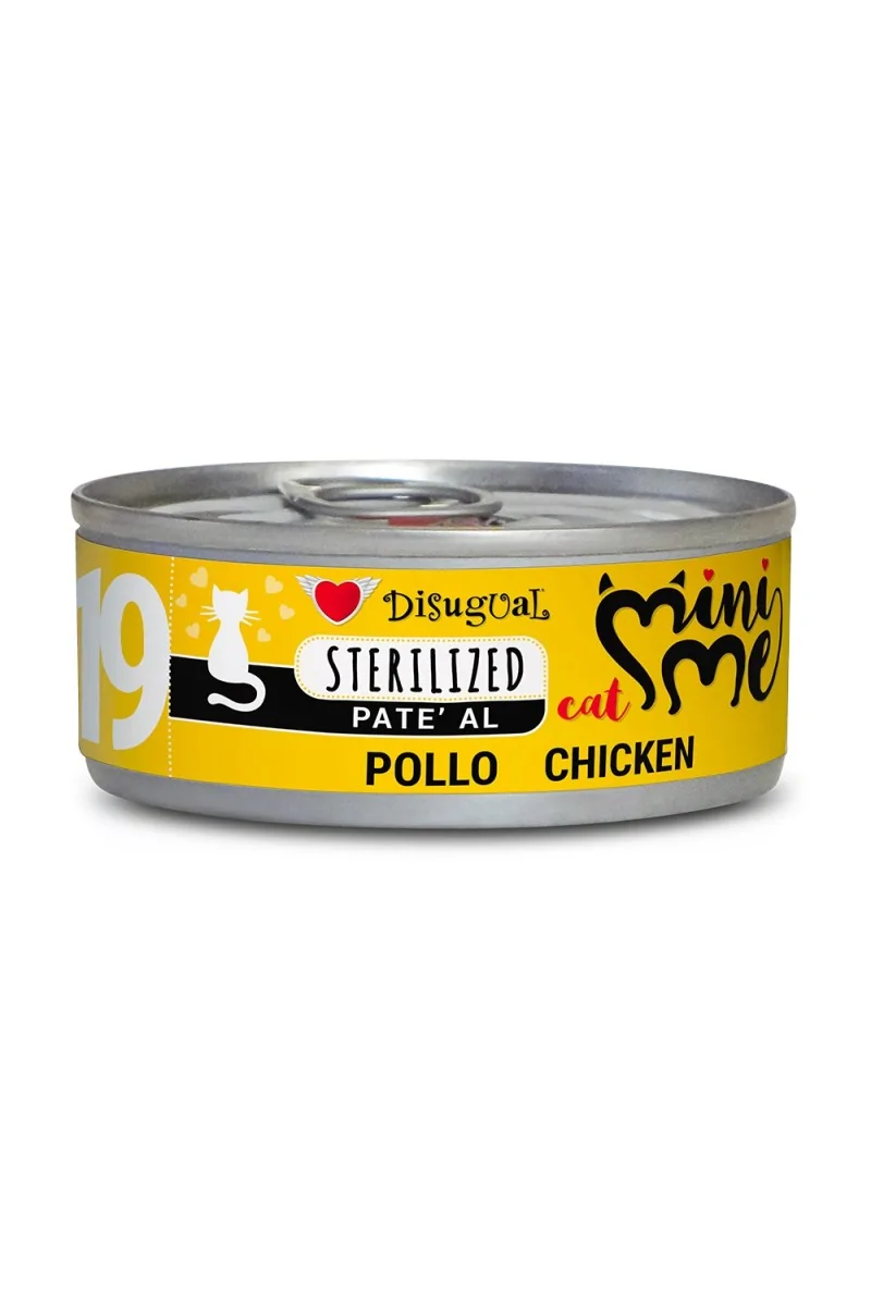 Comida Húmeda Gato Adulto Mini-Me Cat Wet Esterilizado Pollo 85gr