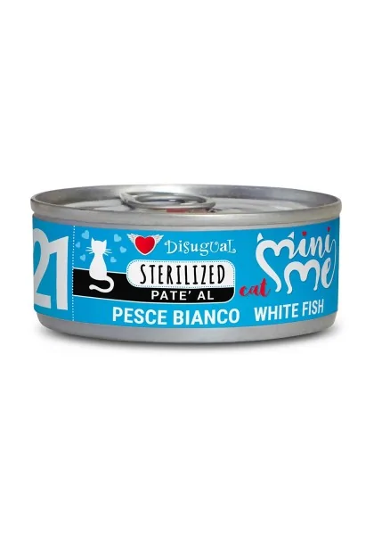 Comida Húmeda Gato Adulto Mini-Me Cat Wet Esterilizado Pescado Blanco 85gr