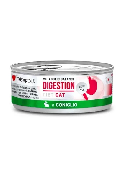 Comida Húmeda Gato Adulto Diet Cat Wet Digestion Low Fat Conejo 85gr