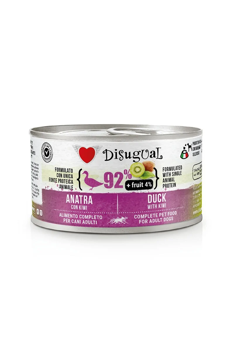 Comida Húmeda Perro Adulto Fruit Dog Wet Pato Con Kiwi 150gr