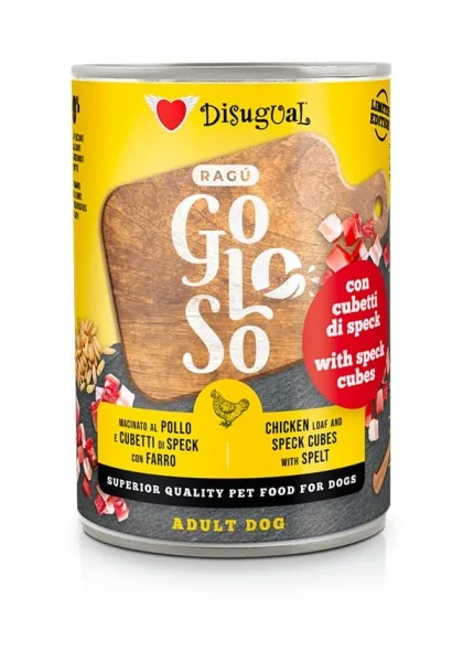 Comida Húmeda Perro Adulto Goloso Ragú Pollo con Espelta 400gr