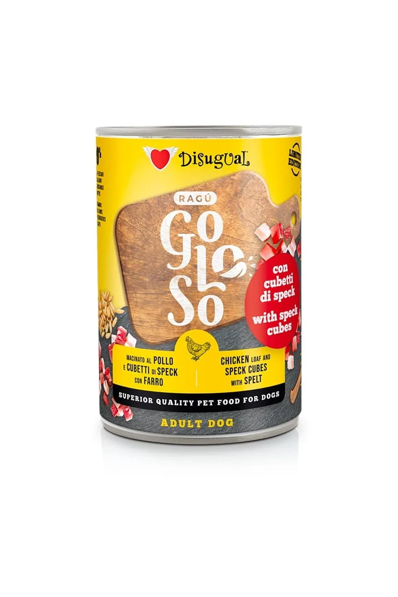 Comida Húmeda Perro Adulto Goloso Ragú Pollo con Espelta 400gr