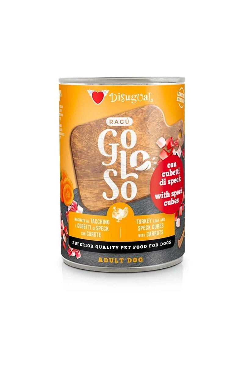 Comida Húmeda Perro Adulto Goloso Ragú Pavo con Zanahorias 400gr