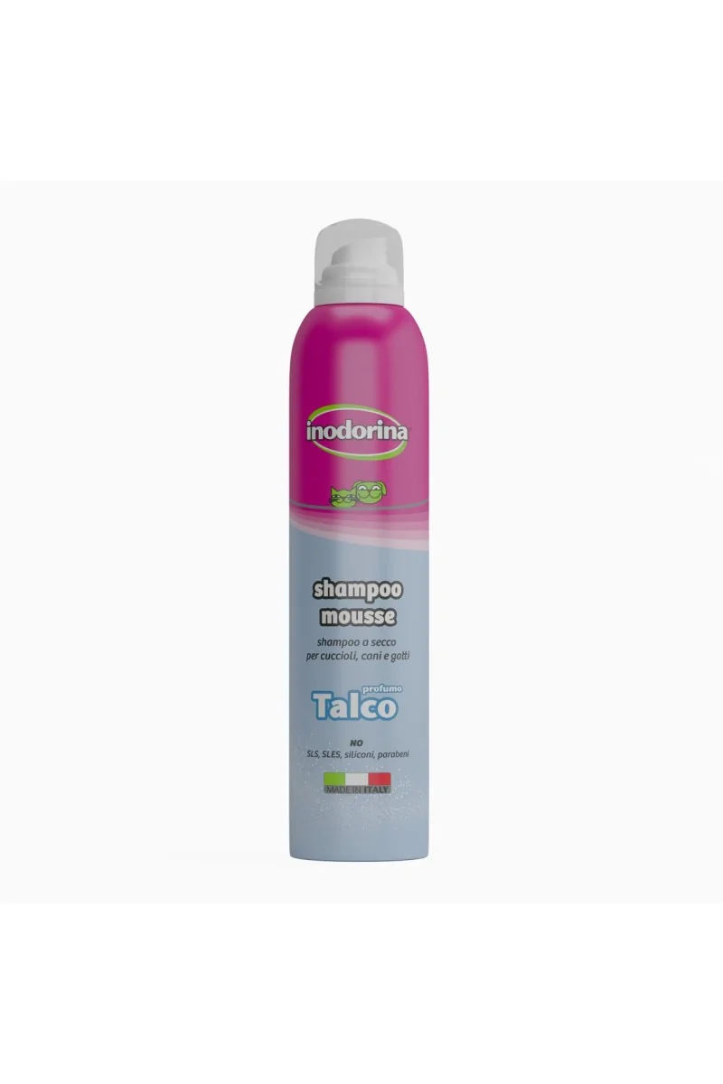 Champu Perro  inodorina Shampoo Mousse - Talco 300 ml