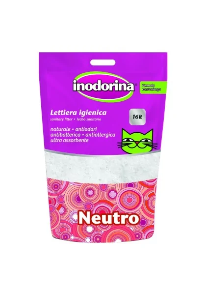 Silice Gato  Inodorina Lecho Gel Silice Neutro 16 Lt.