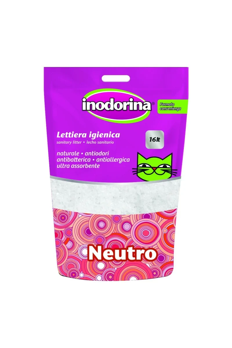 Silice Gato  Inodorina Lecho Gel Silice Neutro 16 Lt.