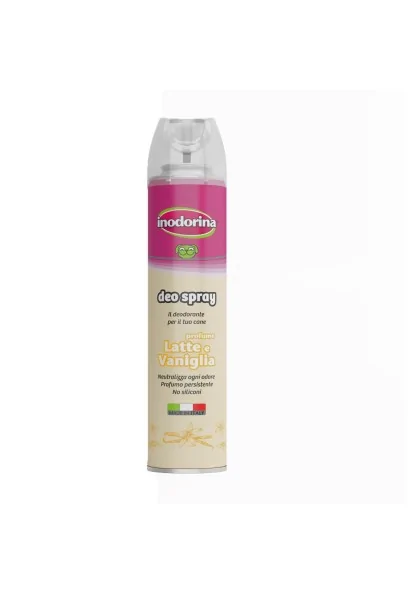 Desodorantes Gato,Perro  Inodorina Deo Spray - Leche y Vainilla 300ml