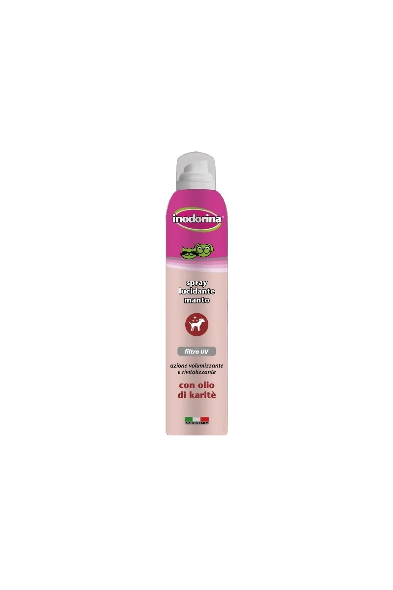 Cuidados Gato,Perro  Inodorina Spray Brillo Filtro Uv Perro Gato 200Ml