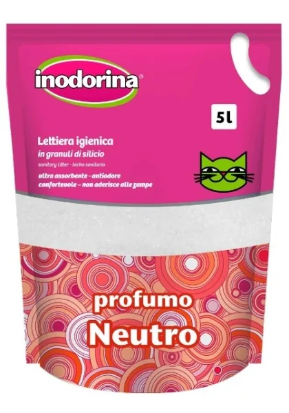 Silice Gato  Inodorina Lecho Gel Silice Neutro 5ltr