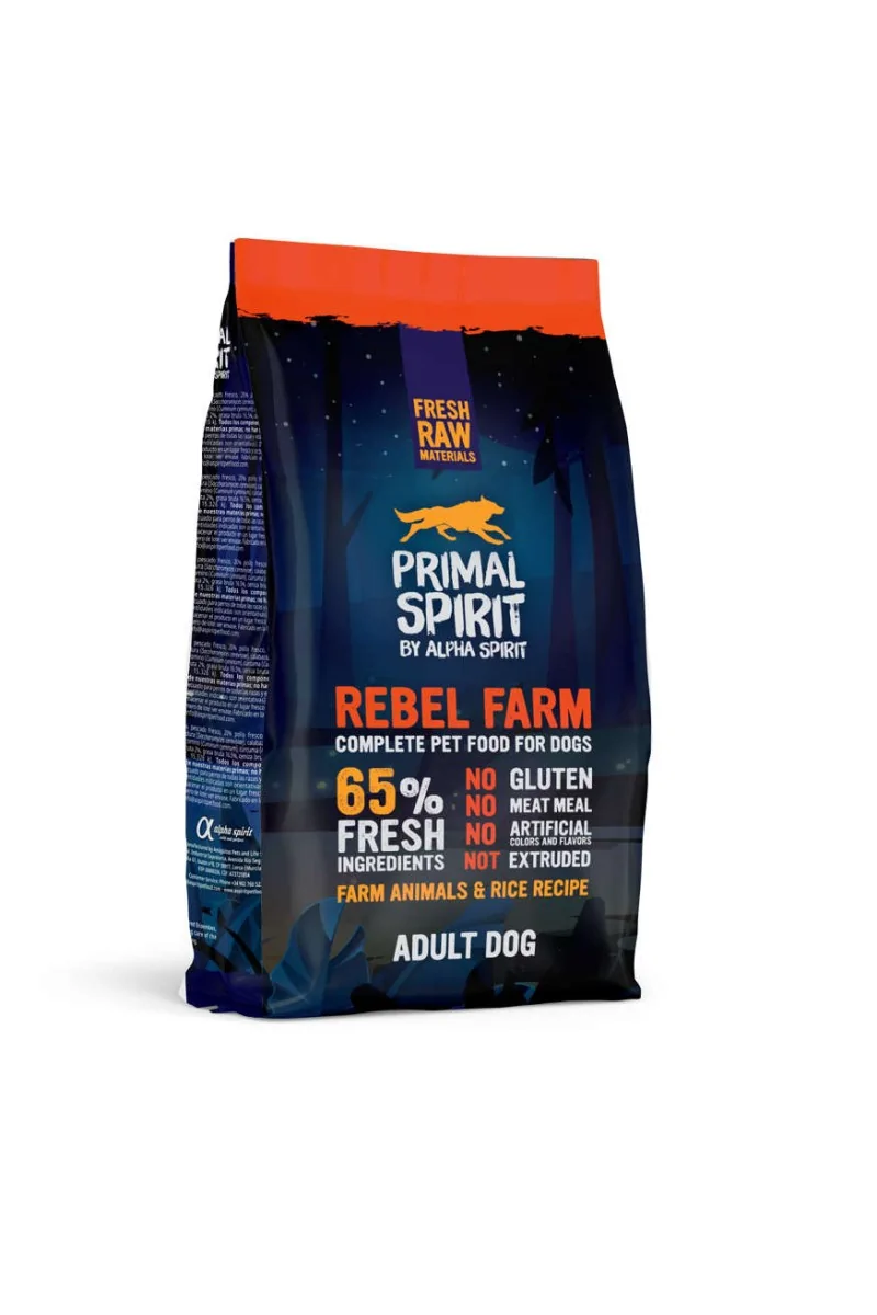 Comida Seca Perro Adulto Primal Dog Rebel Farm 1kg