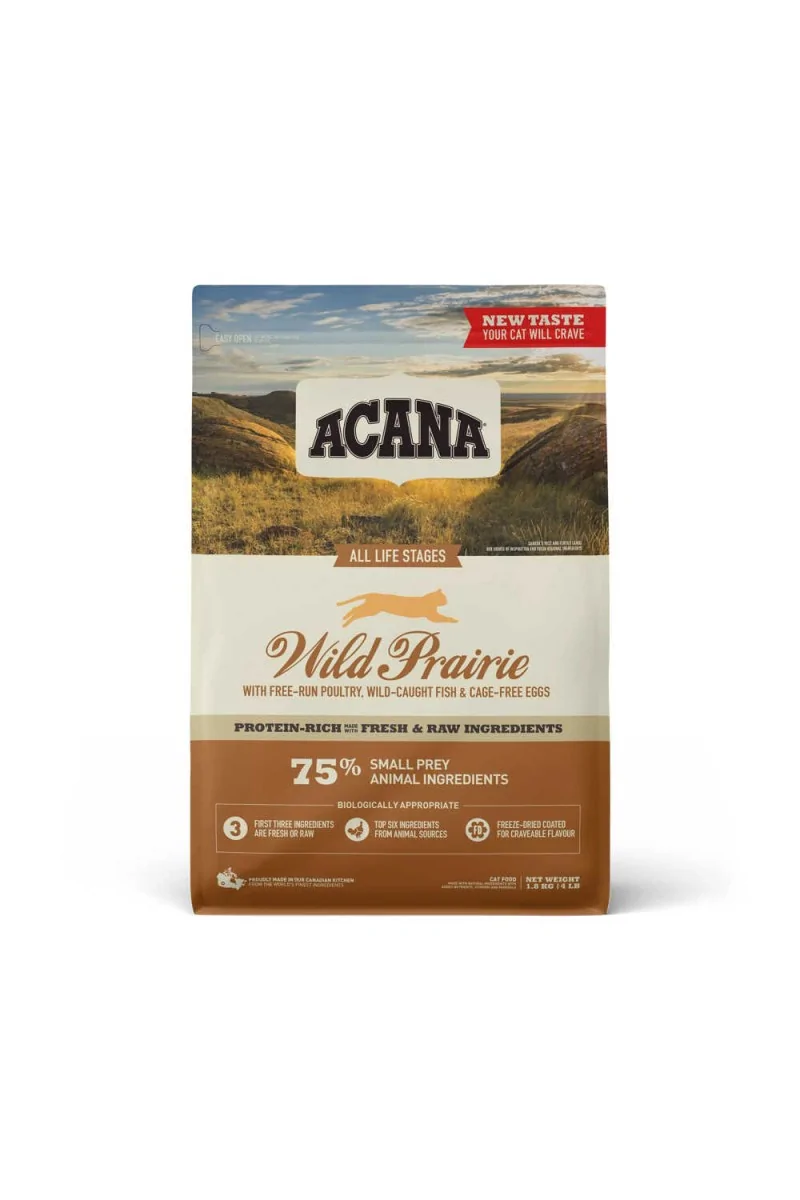 Comida Seca Gato Adulto Acana Wild Prairie Cat 1,8kg