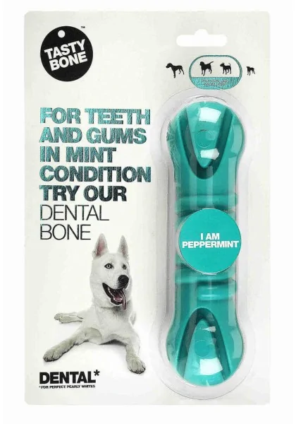 Juguetes Dental Perro  Tasty dental Peppermint Bone