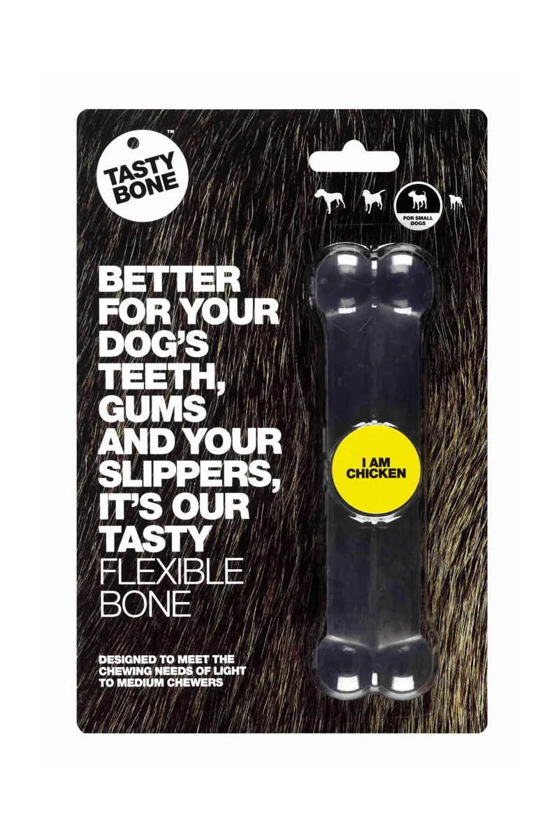 Juguetes Antiestres Perro  Tasty Flexi Bone Small