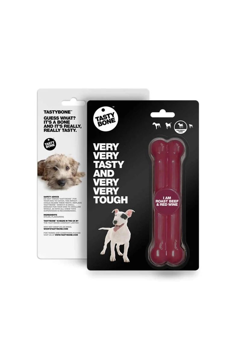 Suplemento Premio Perro  Tasty Bone Ternera Asada - Vino Tinto Small