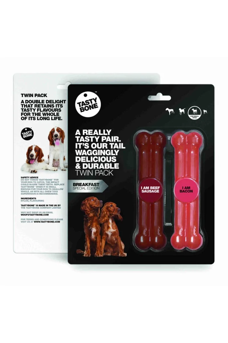 Suplemento Premio Perro  Tasty Twin Pack Salchicha Ternera+ Bacon Small